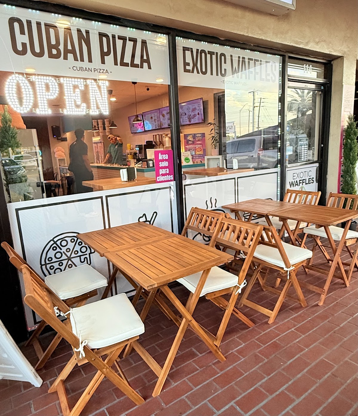 Exotic Waffles & Cuban Pizzas