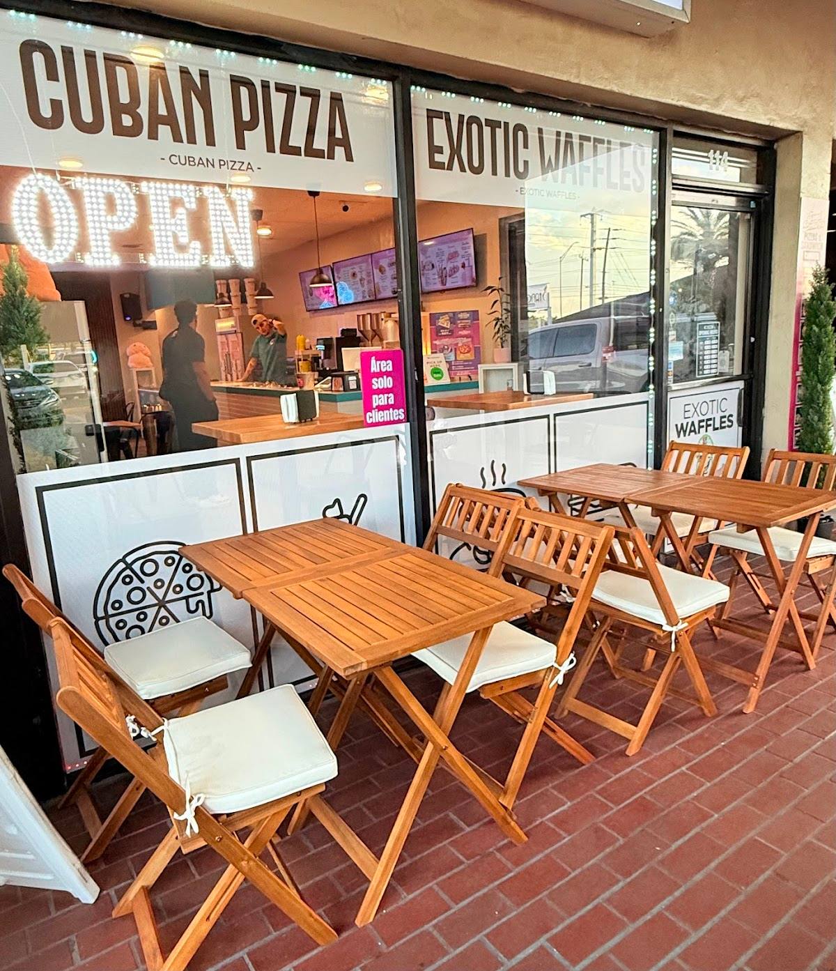 Exotic Waffles & Cuban Pizzas